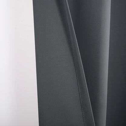 Extra Large Blackout Windproof Outdoor Curtains Eyelets Top and Bottom Grommets Patio Waterproof Garden Thermal Curtains Drapes