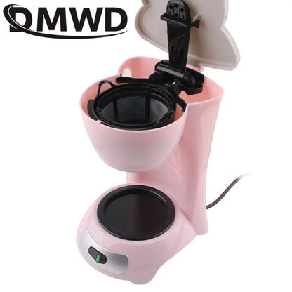 DMWD semi-automático de café com café com café com leite de café com leite cafeteira mini 0,6l moka goten cafe cafe café cafeting machine tea panela caldeira