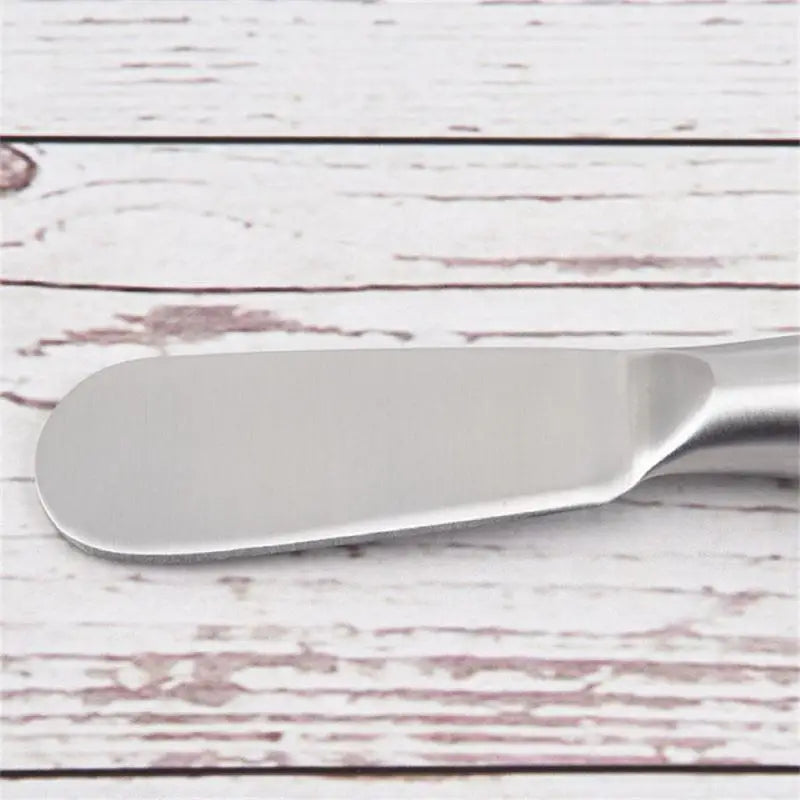 Rustfritt stål smørkniv perforert ost dessert jam kremservaner bærbar kremost skive fin kjøkken små verktøy