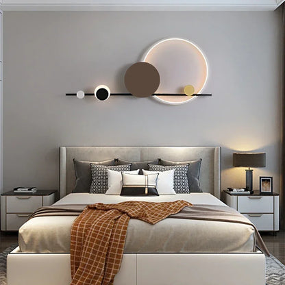 Modern LED Wall Lamp Atmosphere Sconce For Living Dining Room Bedroom Hotel Hall Parlor Stairs Aisle Home Decor Lighting Fixture
