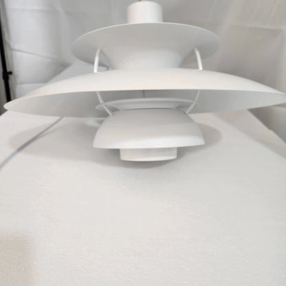 Dansk design jern pendel lys e27 ledet lysekrone nordisk farverig paraply lampe spisebord loft indretning køkken droplight