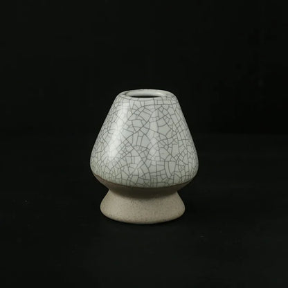 Matcha Whisk turētāja tējas ceremonija Matcha Bowl tradicionālā matcha Ceremony Starter Ceramic Chasen slotiņas stends iesācējam