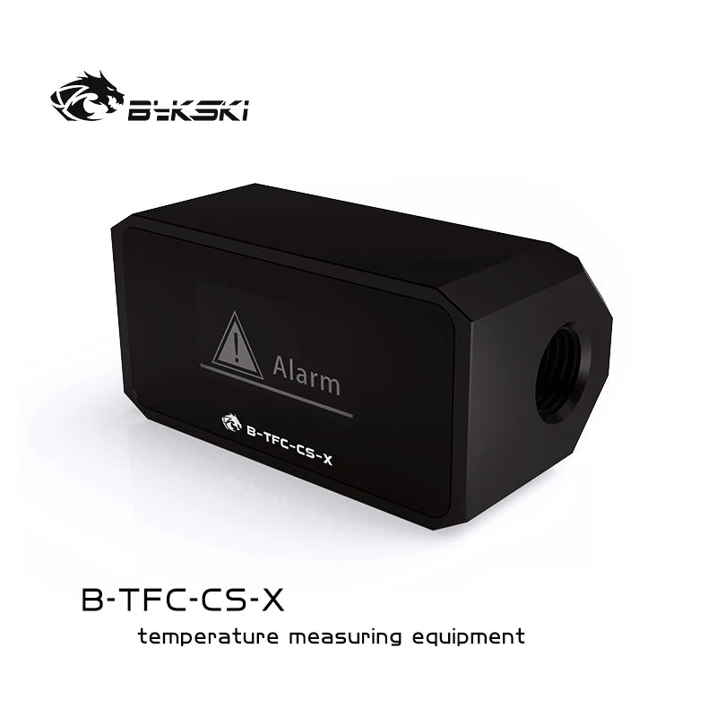 Bykski B-TFC-CS-X PC Liquid Cooler Flow meter Thermometer Flow Rate Temper 3 In 1 Water Cooling Monitor Digital OLED Display