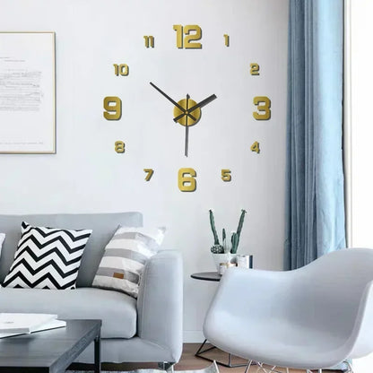 Den Diy modern Design Grouss Mauer Clock Moud, déi dekorativen Zëmmermauermaschool Clocks Clocks Clocks Clocks Cocks Dekordekordekome mat Schlofkummer