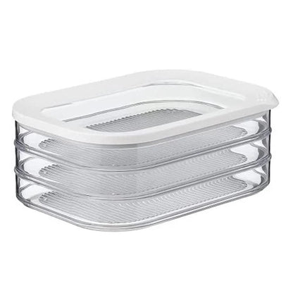 Kühltemacher mit dem Deckel mit gefrorenen Plastik-Plastikplastikstock-Aufbewahrungsbox für Küchenkühlschrank Frische Schüssel