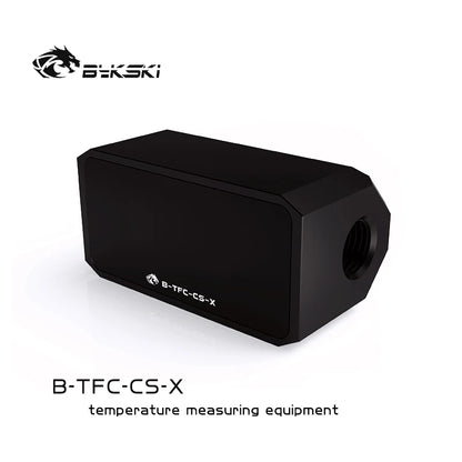 Bykski B-TFC-CS-X PC Liquid Cooler Flow meter Thermometer Flow Rate Temper 3 In 1 Water Cooling Monitor Digital OLED Display