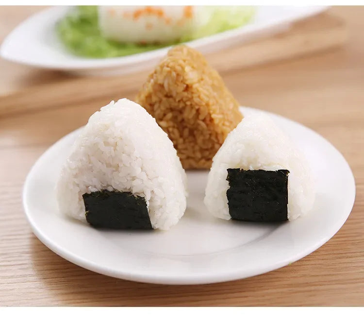 ONIGIRI MAPPONE CUSCINE UTENSILI ALIMENTI CUSCINE PER CUSCINA 1-2PCS KIT SUSHI Pressa Conveniente Giappone Bento Accessori bento