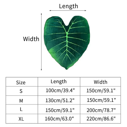 Super myk gigantisk bladteppe for sengsofa gloriosum plante teppe hjemmeinnredning kaster varm sofa håndkle cobertor julegave 담요