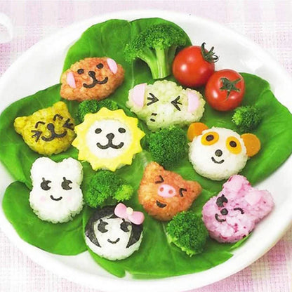 Cartone animato grazioso stampo uovo bollito pesce carrello carrello uovo sushi stampo stampo decorato torta fondente per bambini pranzo utensile supplementare