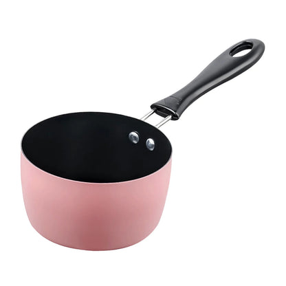 Rostfritt stål mjölkpanna smältande kokande mjölkpanna non-stick sås panna för baby frukost pan nudel gröt kök köksredskap