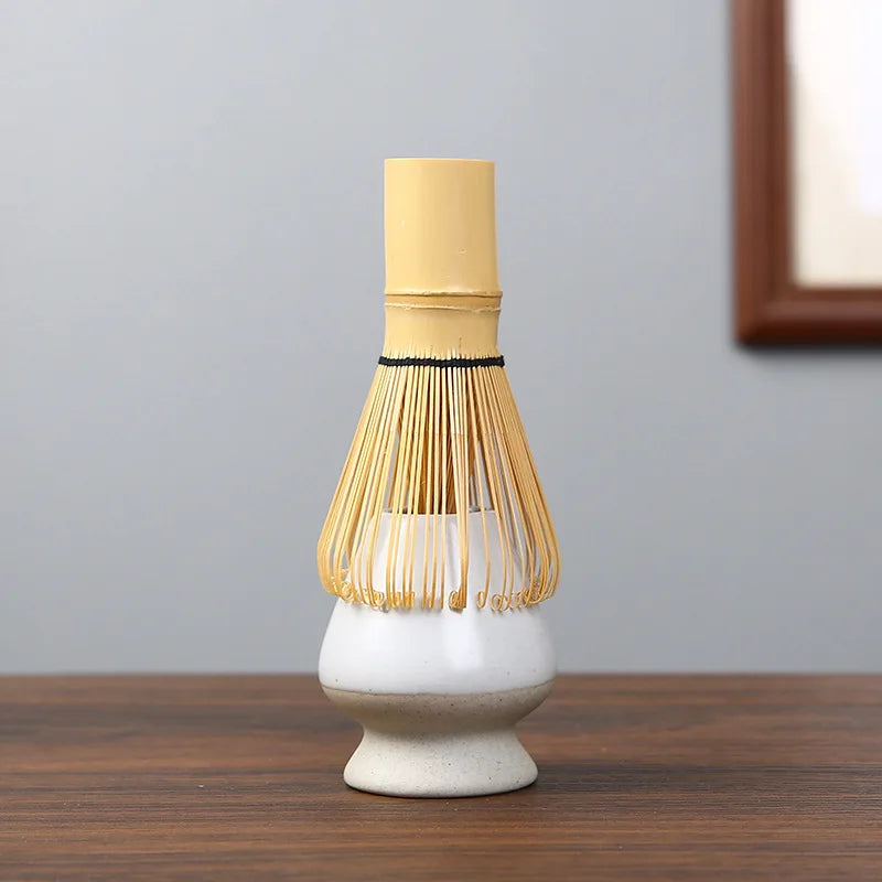 Ceramic Matcha Green Tea Chasen Holder Japanese Stand Bowl Bamboo Whisk Grinder Brushes Tea Tool Holder Teaware Sets Accessories