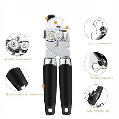 Can acciaio inossidabile apri apripta pompario aprite laterale per scatole di laterale Aprile gadget cucina da cucina