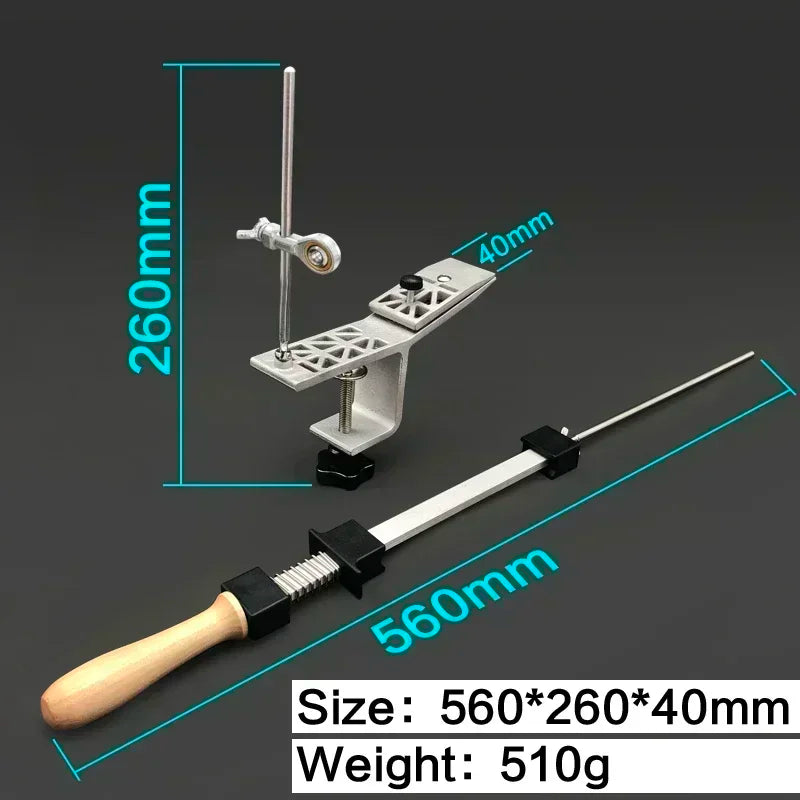 Vinkel Fixad knivslipare Professionell Sharpening Stone Kök slipningssystem Honing Diamond Grinder Woodwork Tool Whetstone