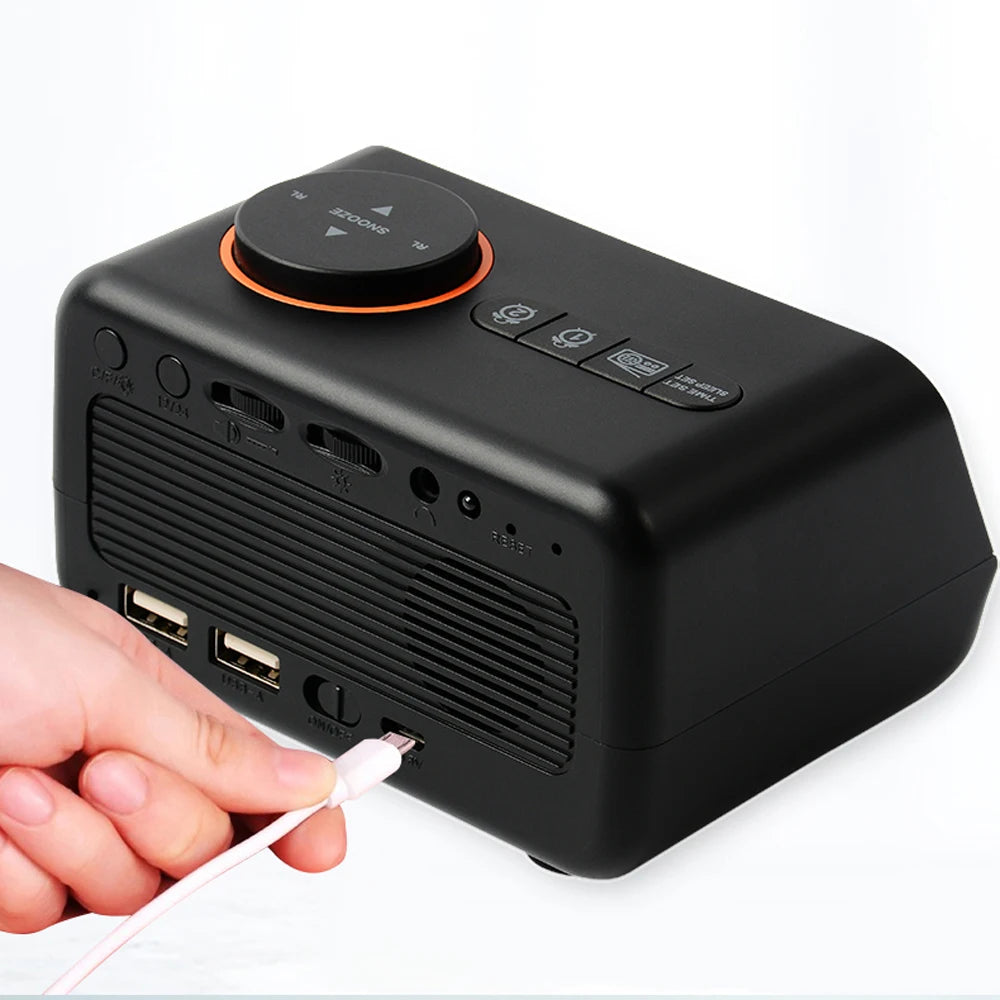 Mordern FM Radio LED budík pro probuzení postele. Kalendář digitálního stolu s hygrometrem teploměru teploty.