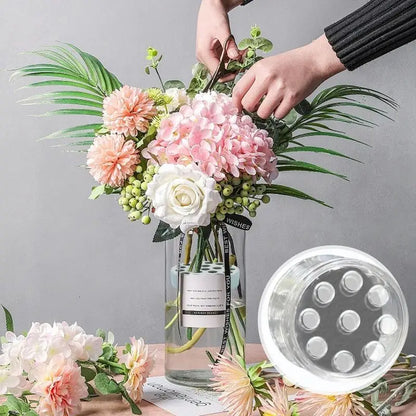 Spiral Ikebana Stem Holder Spiral Stem Holder for Vases Flower Arrangement Holder for Home and Office Decoration Flower