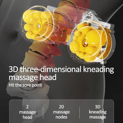Jinkairui Massage Massage възглавница Цервика за масажор на талията Обратно рамо шиацу омесена многофункционален подарък за релаксация на горещ компрес