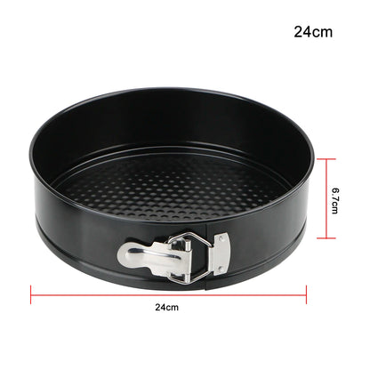 Removable Bottom Carbon Steel Cakes Molds Non-Stick Metal Bake Mould Kitchen Accessories Round Cake Pan Bakeware