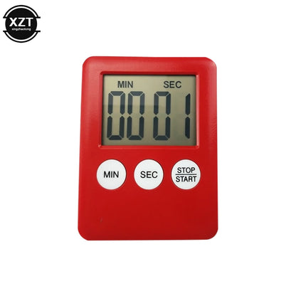 Magnetický kuchyňský časovač digitální vaření pečení LCD Odpočítávání hlasitého alarmu Odpočítávání alarmu Magnet Hodiny Sleep Citchen SUP sup