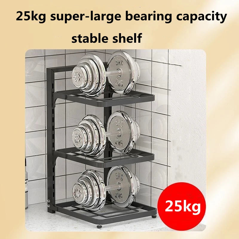 Kitchen Pot Organizer Rack Sink Shelf Multi Layer Pot Storage Rack Husholdningsskap Frytpanne Organiseringsskålhylleholder