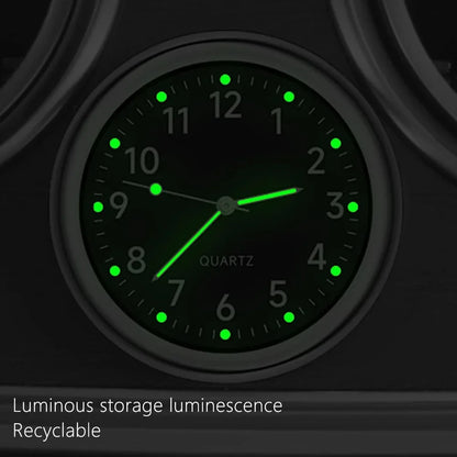 Mini Watch Mini Quartz Clock Light Emitting Electronic Clock Waterproof Bicycle Motorcycle Watch Dashboard Car Clock