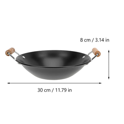 Stainless Steel Griddle Household Cooking Wok Metal Cookware Kitchen Stainless Cookware Home