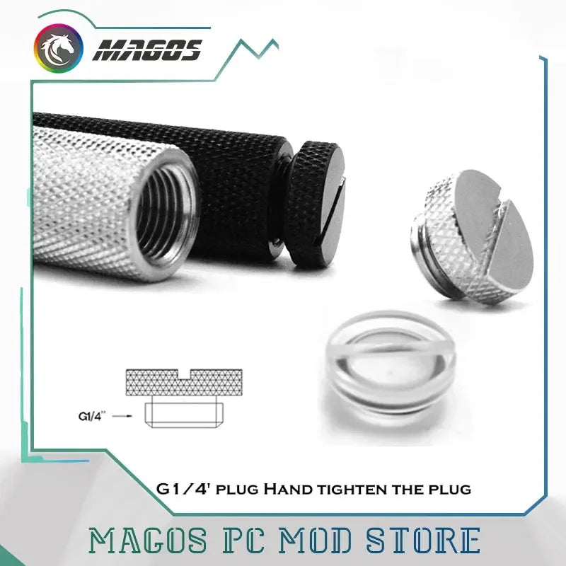 PC RACKING DE COLING ALIMENTS D'EAU ET COUPAUX DE TIRE D'ARRÊT DE L'EAU POUR LE CONNECTION SCELLE EN SCELT UP Black / Silver 2pcs / Lot