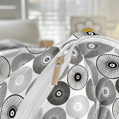 KUUP 3pcs Cubierta de edredón mate impreso juego de ropa de cama de color cubierta de cama de colcha de tamaño queen de alta calidad