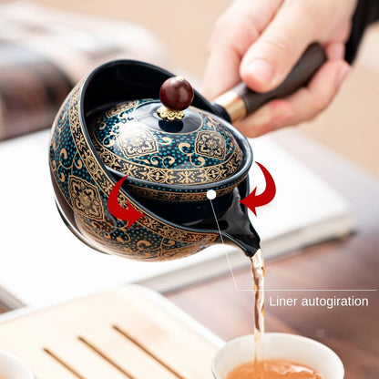 Swing Tea artefakt lata kung fu te -set bärbar xiaoyao tekanna teaware kök matsal hem trädgård