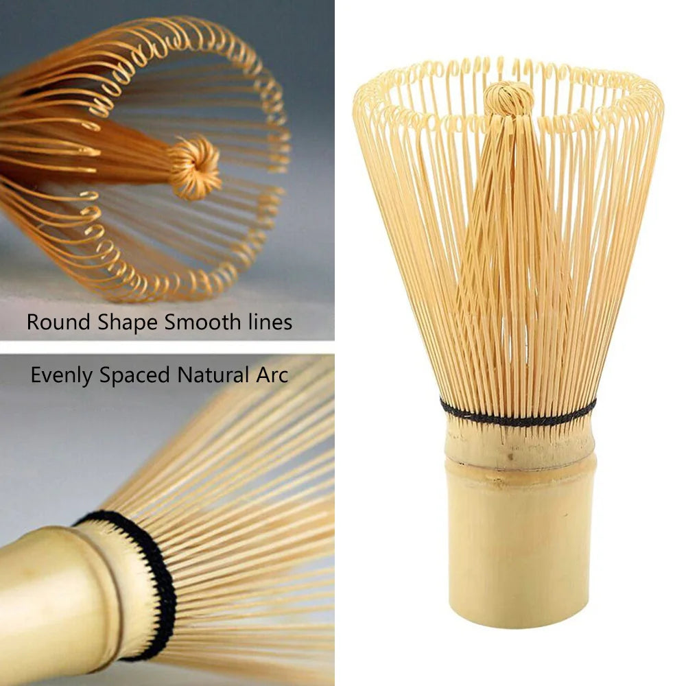 Bamboo Matcha Whisk Green Tea Powder Brush Grinder Matcha Tea Chasen Mixer Stirrer Reusable Tea Whisk Teaware Tea Tools