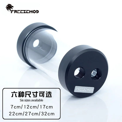 FREEZEMOD computer water cooler 2020 cylindrical water tank three hole POM cover built-in defoamer. YSX-PMB
