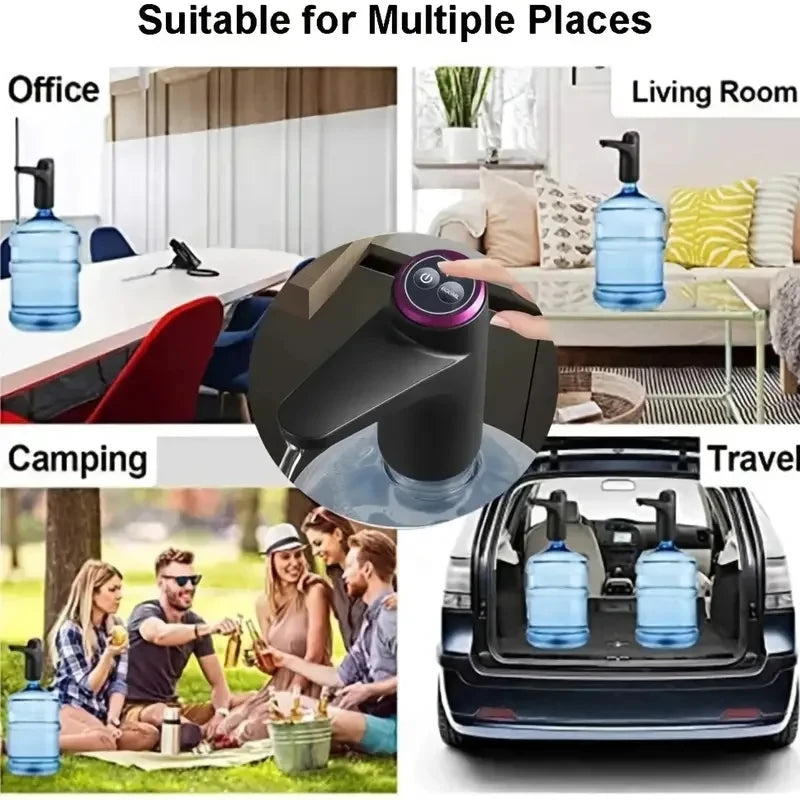 Xiaomi elektresch Waasserpompel 5 Gallon Waasser dispenser USB Ladenbuedem Bassfristeg Waasserbehandlung Ausrüstung fir Heem Outdoor