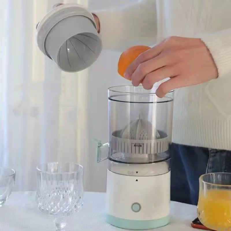 USB portable Automatique Small Multifonctional Residues Séparation et charge Bidirectional Spiral Juicer Cup