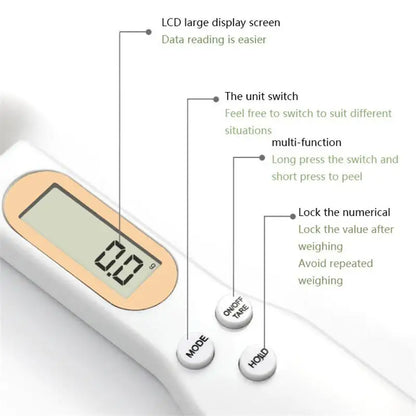 Scala del cucchiaio di pesatura cucina scale di misura elettronica cucchiaio g caffettiera in polvere di forno scala di misura elettronica