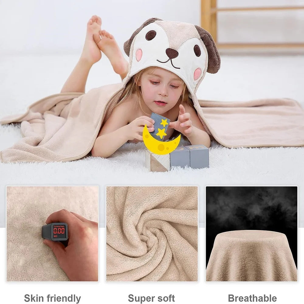 Michley batole s kapucí kapucí Baby Bath ručníky Sprchová sprcha měkké teplé spaddle přikrývky pro chlapce dívky děti novorozence 0-9t