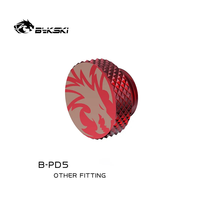 Bykski B-PD5 PC Stop plug G1/4" water cooling fittings water Hand twist water cooler heatsink gadget fitting watercooler