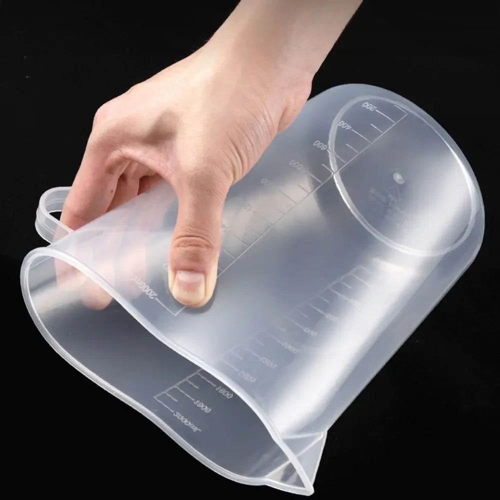 Misurazione graduata in plastica Coppa di grande capacità di laboratorio Becher Clear con cottura da cucina trasparente per miscelazione trasparente