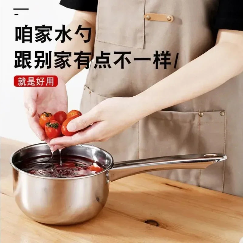 Rustfritt stål Non-Stick Pan Noodle Pot Kitchen Accessories Milk Pot Aluminium Pot Tilled Priwe Pan Home Cooking Tools Cookwards
