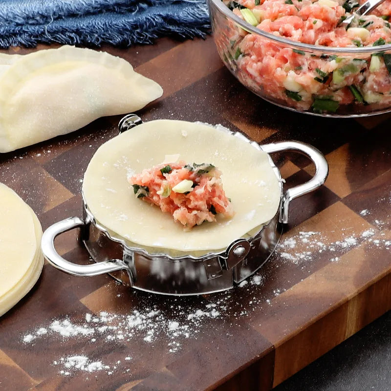 Edelstahl -Knödel Werkzeug Knödelform Haushaltshandbuch Press Küche Backknödel Maschinenhersteller Zubehör