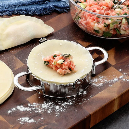 Edelstahl -Knödel Werkzeug Knödelform Haushaltshandbuch Press Küche Backknödel Maschinenhersteller Zubehör