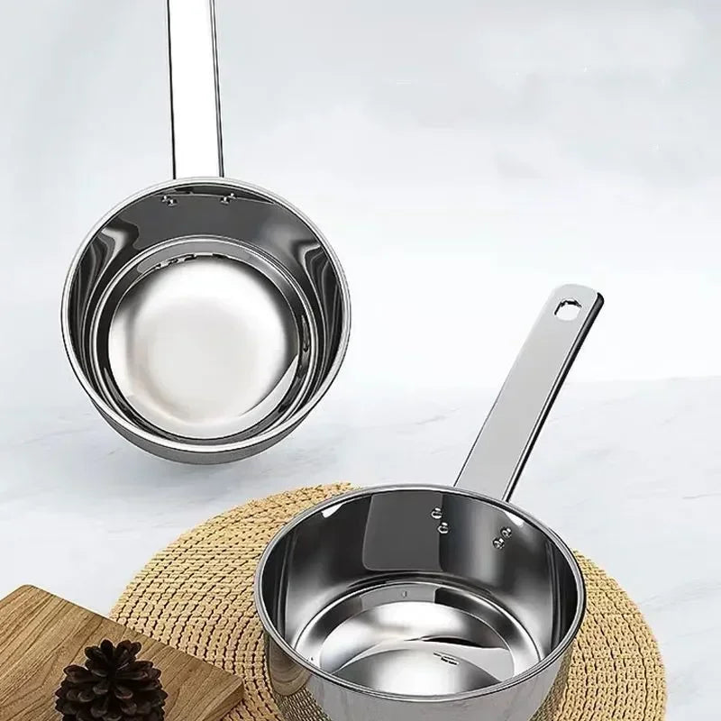 Rustfritt stål Non-Stick Pan Noodle Pot Kitchen Accessories Milk Pot Aluminium Pot Tilled Priwe Pan Home Cooking Tools Cookwards