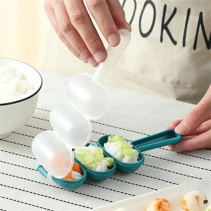 Rice Ball Shaker DIY RICE BALLER SHAKERS THE BUDING PLASS ONIGIRI PLOMA DIY RICE BALLER SHAKERS KUCHYNOVÉ SUSHI Nástroje Příslušenství