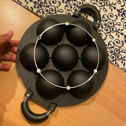 7 Hole Cooking Cake Pan Non-stick Eggs Ring Molds Round Pancake Maker Cake Mold Household Breakfast Egg Cooker Kitchen Cookware