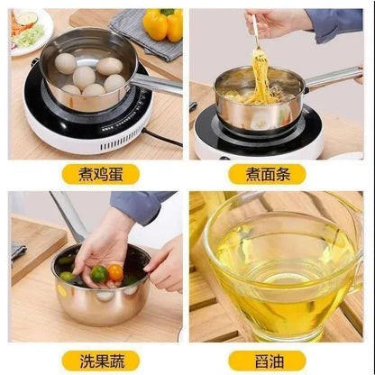 Rustfritt stål Non-Stick Pan Noodle Pot Kitchen Accessories Milk Pot Aluminium Pot Tilled Priwe Pan Home Cooking Tools Cookwards