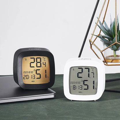 LED ébresztőóra háttérvilágítású akkumulátorral működtetett LCD kijelző hőmérsékleti páratartalom Monitor otthoni használatra irodai iskola otthoni dekorációja