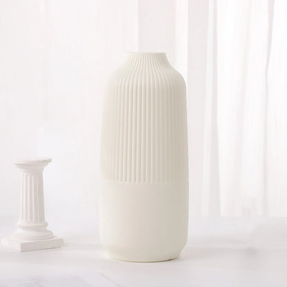 Modern Blummen Vase Blummen Pot Basket nordic Home Dekoratioun Vase Minimalist Vase fir Heembetterbüro Detrozenkummer