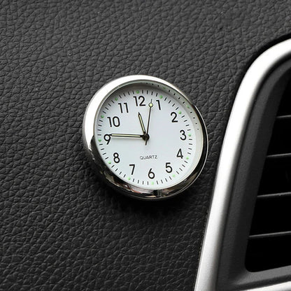 Mini Watch Mini Quartz Clock Light Emitting Electronic Clock Waterproof Bicycle Motorcycle Watch Dashboard Car Clock