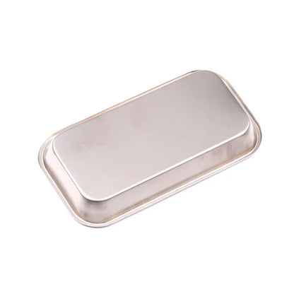 Edelstol Square Späichere Tray Dental medizinesch Tools Klaach Nagel Tattoo Geräter Ëmfeld
