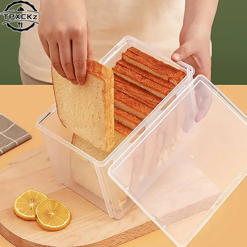 Caja de almacenamiento de contenedores de pan Cajas de pan cajas de pan para hornear recipientes de pastel de pan