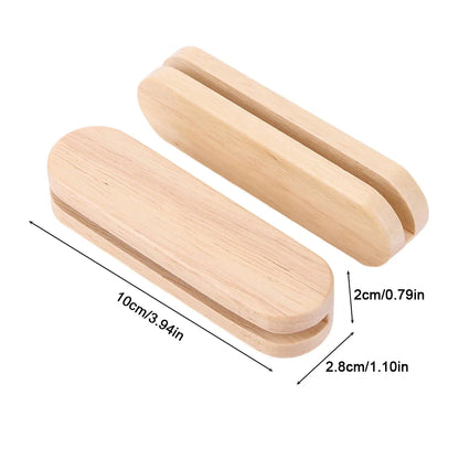 Solid Wood BBQ Pan Handle Anti Scald 2Pcs Pan Insulated Handle Heat Resistant for Cookware Sauce Pan Sauteing Grilling Pan
