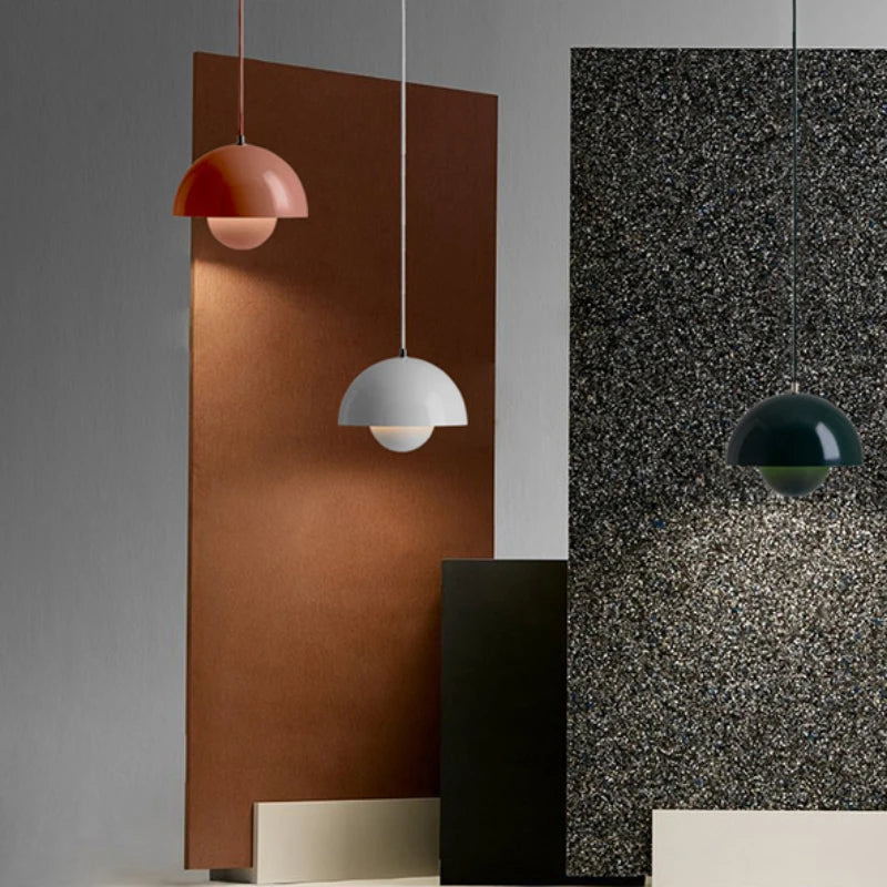 23 cm kreativ lysekrone soveværelsesundersøgelse restaurant pendel lys dekorativ lampe multi-farve valgfri moderne bud indendørs belysning